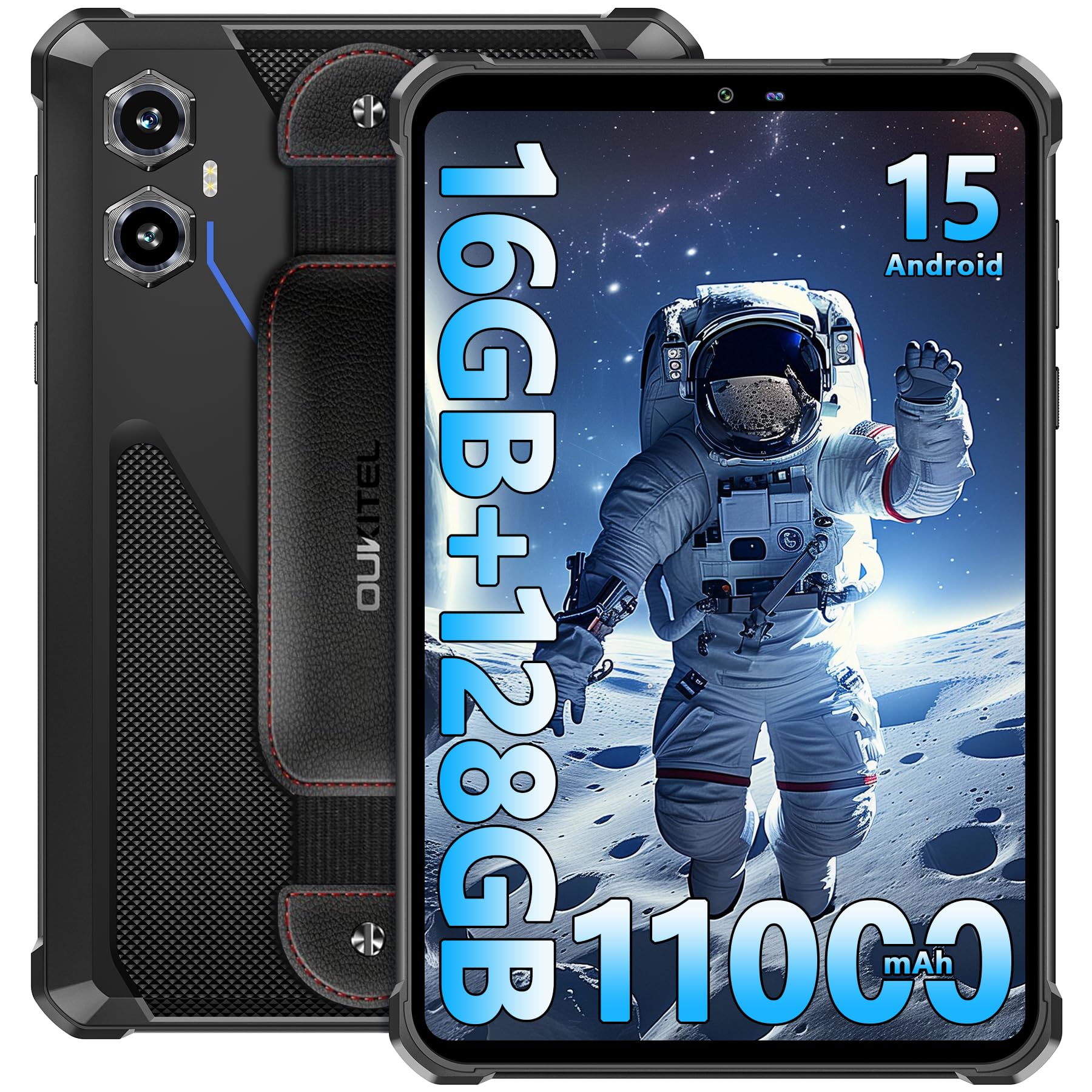 OUKITEL RT3 Plus Rugged Tablet Android 15-11000mAh
