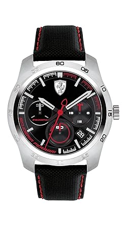 Scuderia Ferrari Primato Analog Black Dial Mens Watch - 0830444