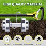 LEJIEYIN Garden Hoe 60in Stirrup Hoe Adjustable Weeding Tool Stainless Steel view 6