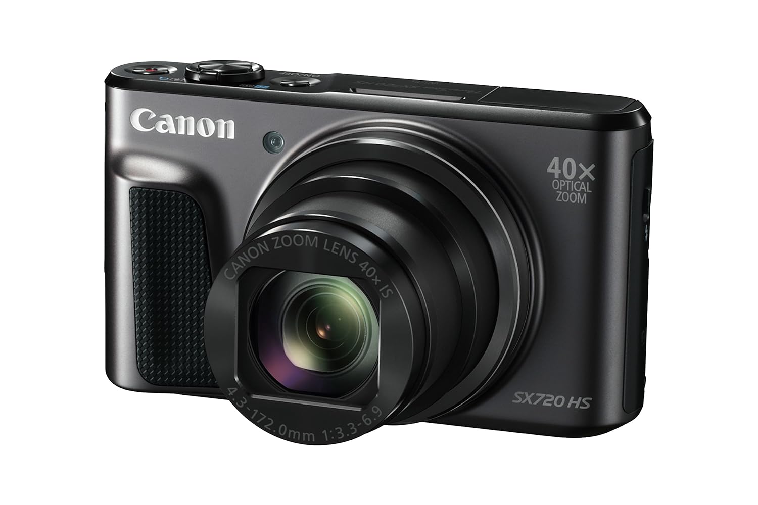 Canon PowerShot SX720 HS Digital Camera (40 x zoom lens) Black (20.3