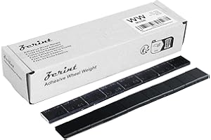 ZERINT WW-M2SB Adhesive Wheel Weights Kits Slim Style, 304pcs (1/4 oz 240 pcs, 1/2 oz 64 pcs), Stick on Wheel Weights, Strong