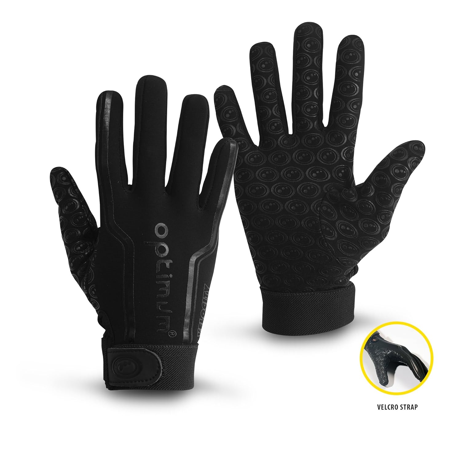 Optimum Unisex Junior Velocity Thermal Rugby Gloves,Black,XS (LB