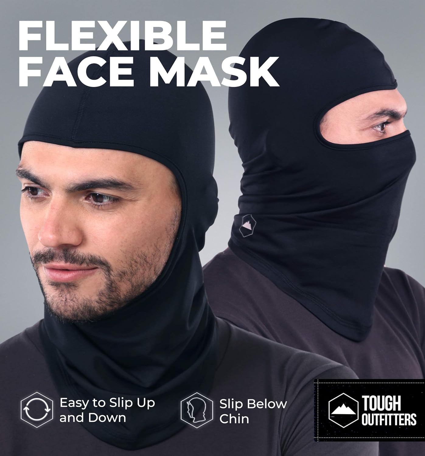 Balaclava Ski Mask - Cold Weather Face Mask for Men & Women - Windproof Hood Snow Gear for Motorcycle Riding & Winter Sports: Automotive