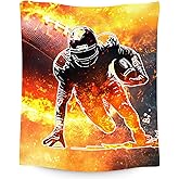 Football Blanket Boys Blanket Gifts for Kids, 40"x50" Soft Fuzzy & Cozy Sports Throw for Couch Team Gifts Ideas