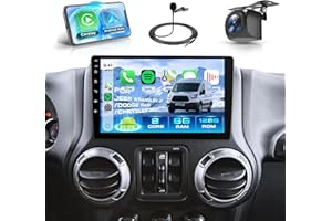 8 Core 6G+128G Android Car Stereo for Jeep Wrangler JK/Dodge RAM/Chrysler 300C Wireless Carplay Android Auto, 10.1'' Touchscr
