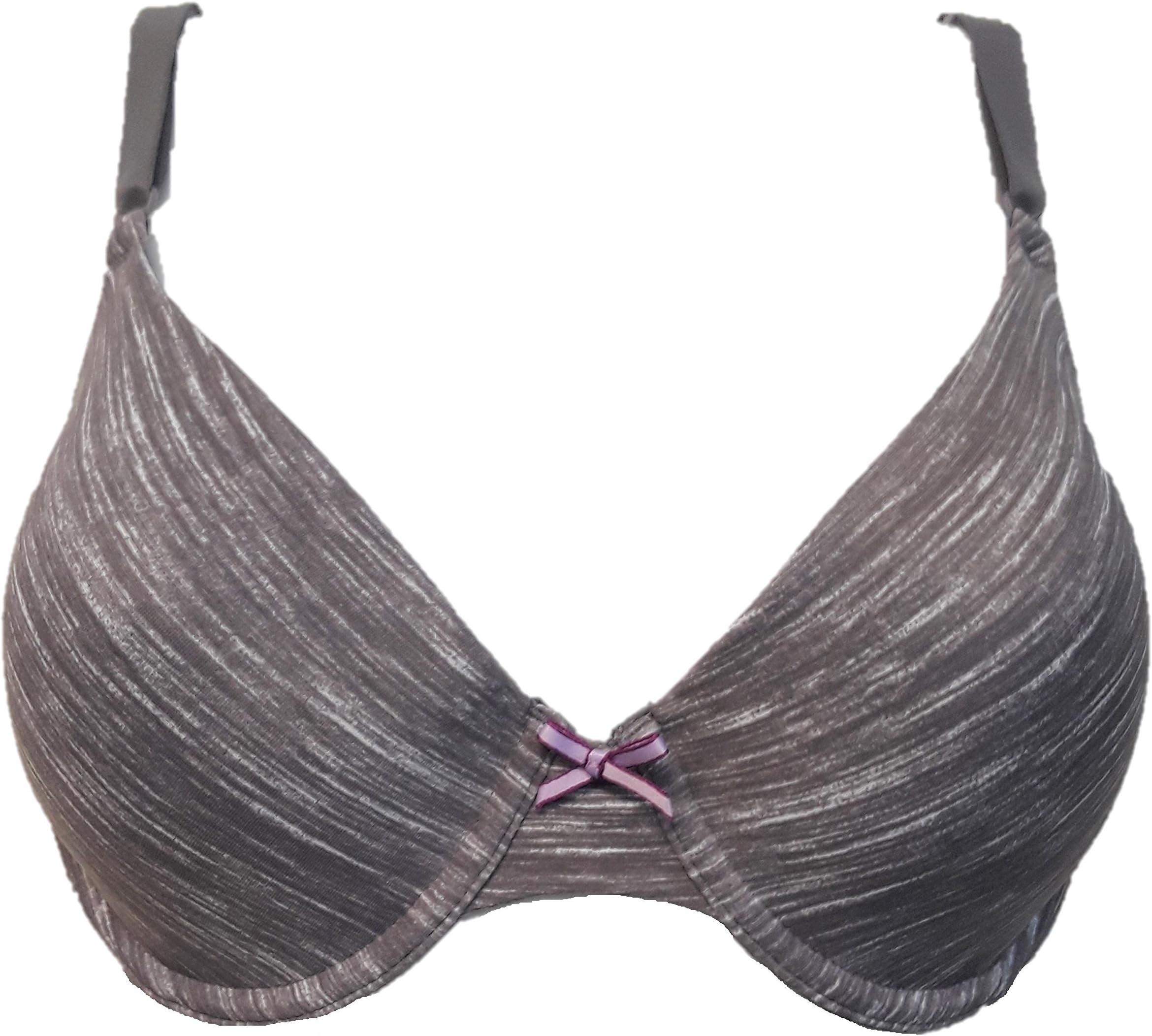 Maidenform Self Expressions Women's T-Shirt Bra 5701 (38D, Denim Grey)