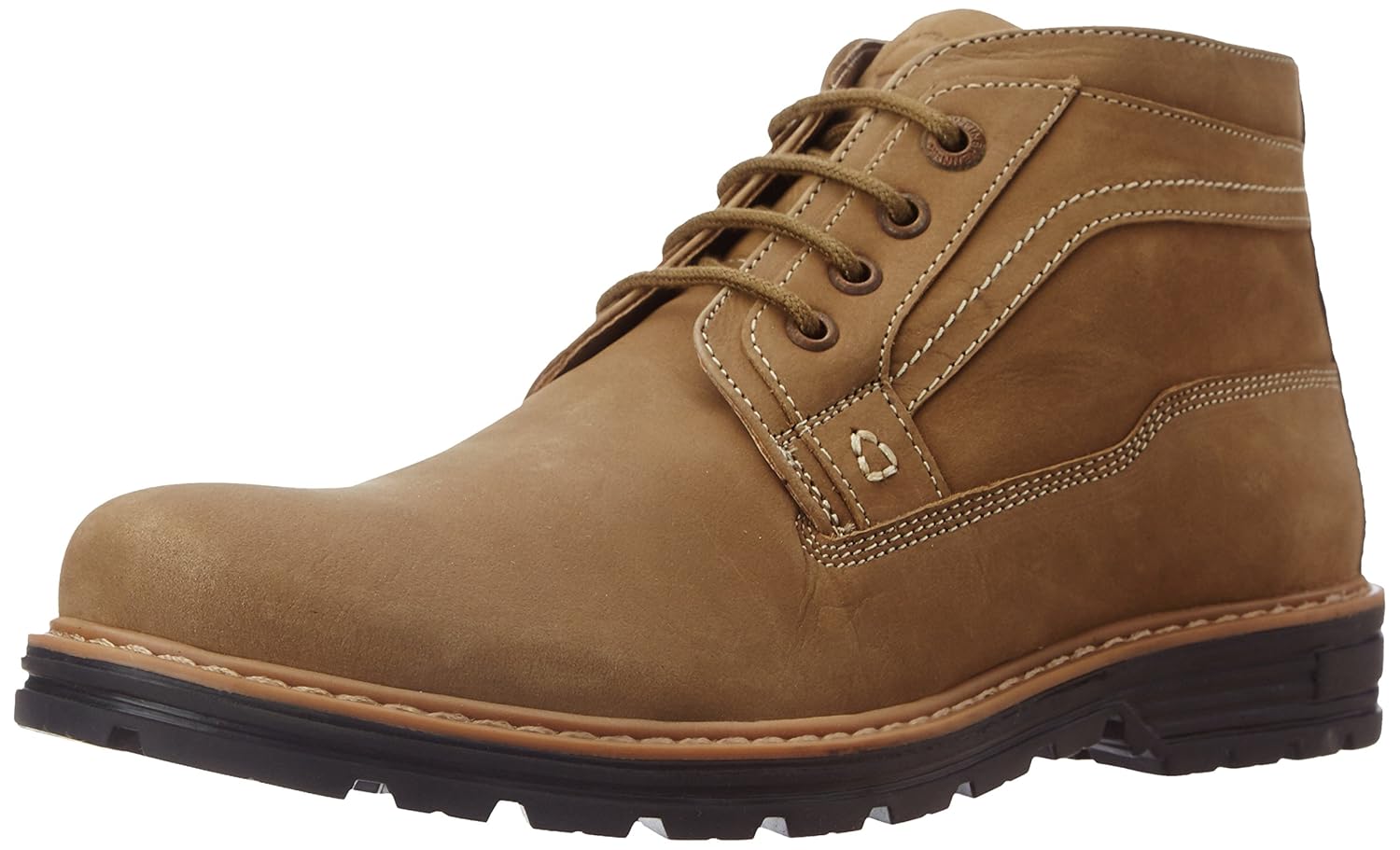 Weinbrenner Men's Scout High Beige and Yellow Leather Trekking and