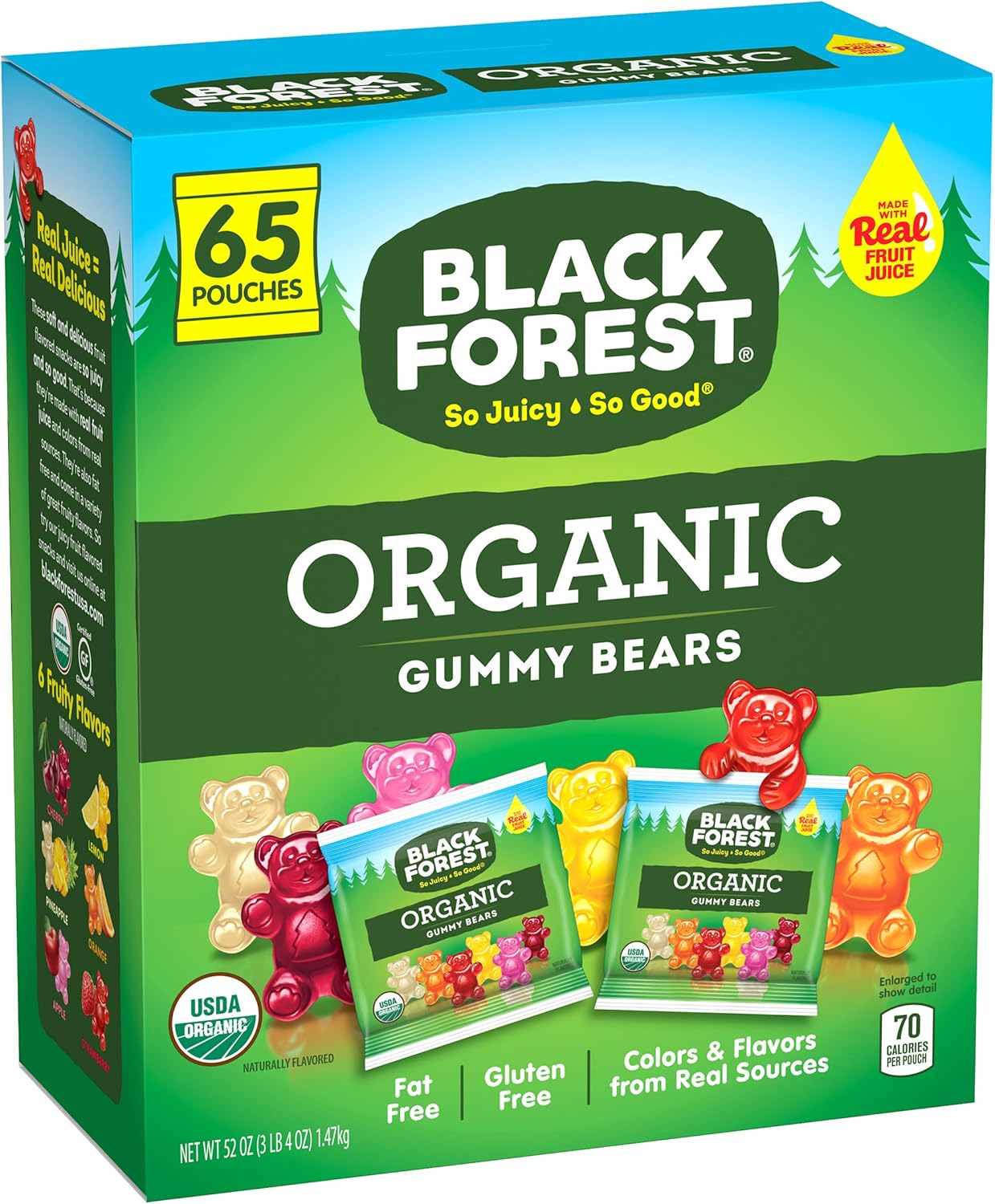 Black Forest Organic Candy Gummibarchen 65 Count Amazon De Spielzeug
