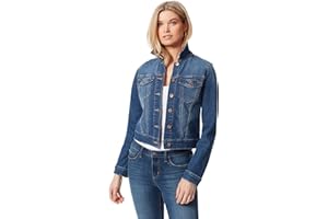 Jessica Simpson womens Pixie Classic Feminine Fit Crop Jean Jacket