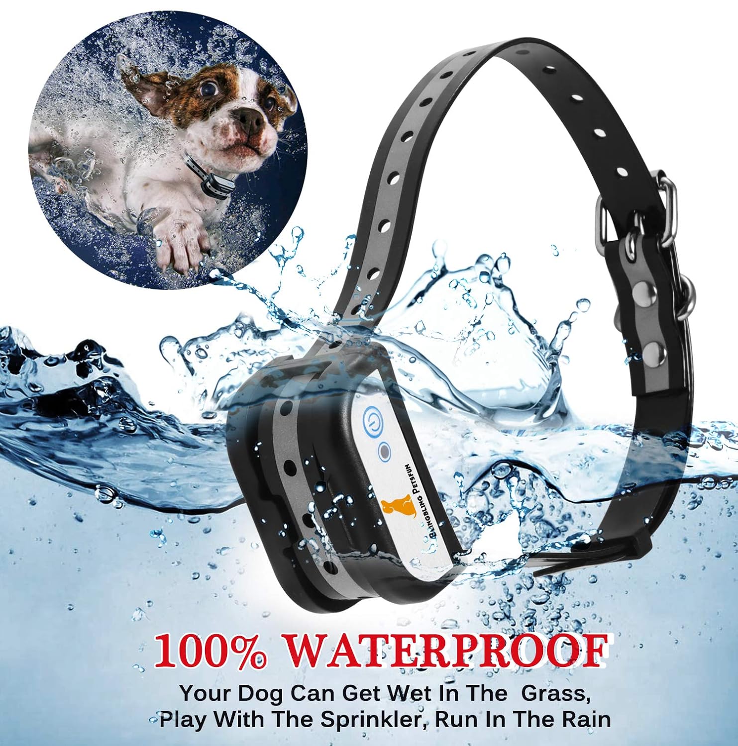 Blingbling Petsfun Electric Wireless Dog Fence System for 1 Dog and 2