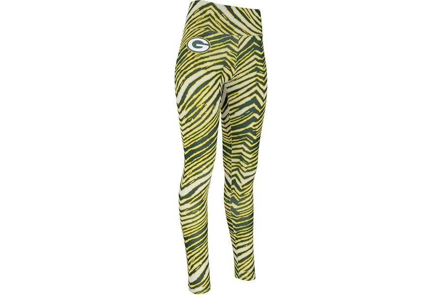 Zubaz NFL Women's Full Length High Waist Basic 1.0 Leggings