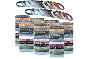 HyDren 120 Pcs Religious Silicone Wristbands Bulk Bible Rubber Bracelets Colorful Inspirational Christian Scripture Bracelets for Pastor Grandparents Day Clergy Appreciation(Pastel Colors)