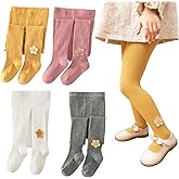 Silkglory Girls Tights, (2 Pack) Stockings for Girl, Cable Knit Cotton Toddler Tights Pantyhose 1-11 Years