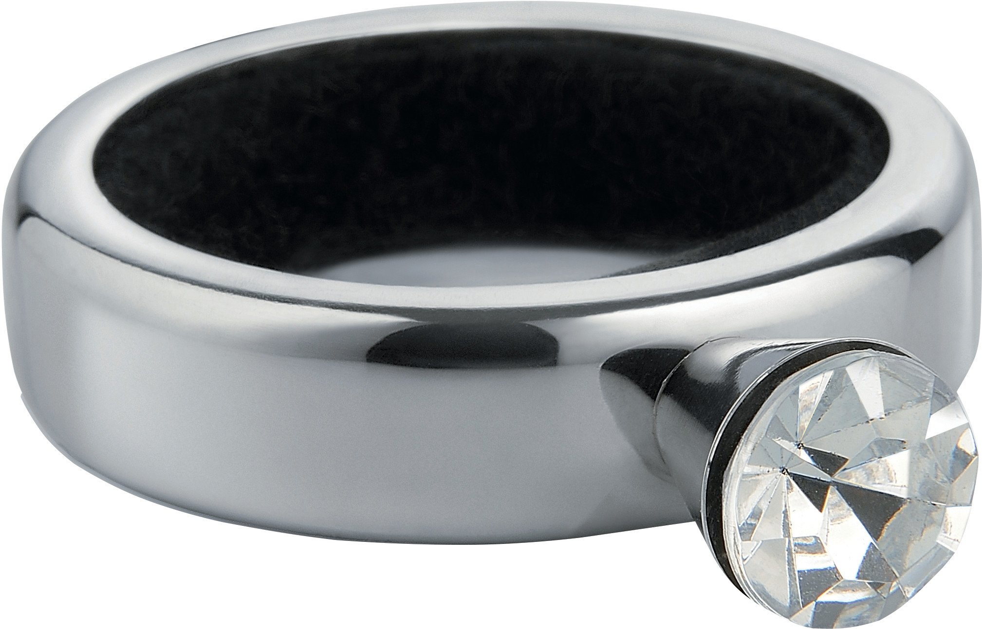 Alessi Noe Drop Ring, Silver