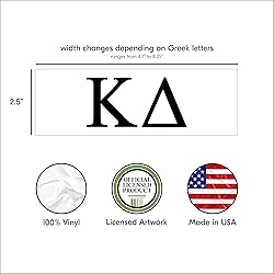 Pro-Graphx Kappa Delta Greek Sorority Sticker