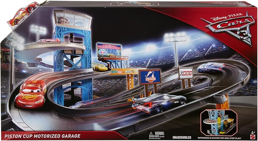 piston cup motorised garage