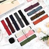 Tiptops 5 Pack Nylon Loop Watch Bands for Versa 4/Versa 3/Sense 2 view 2
