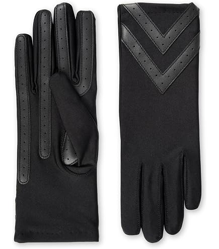 isotoner Women's Spandex Shortie Touchscreen Gloves - Waterproof