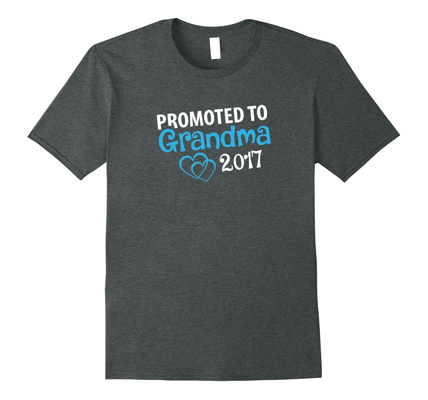 Promoted To Grandma 2017 T-Shirt New Grandparents-anz