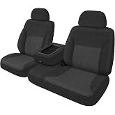 Kistrba Seat Cover for 1995-2000 Chevy Silverado/Tahoe/Suburban/GMC Sierra | for Yukon/Yukon XL, Truck Neoprene Front 60/40 Split Seat With Opening Center Console