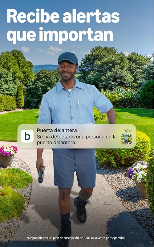 Videotimbre cableado 2K+ (últ. generación) | De cuerpo entero con resolución 2K | Audio mejorado | Resistente a la intemperie IP65 | Prueba gratuita de 30 días a la suscripción de Blink | Negro