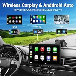 HAUXIY Wireless Apple Carplay Screen for Car 4K