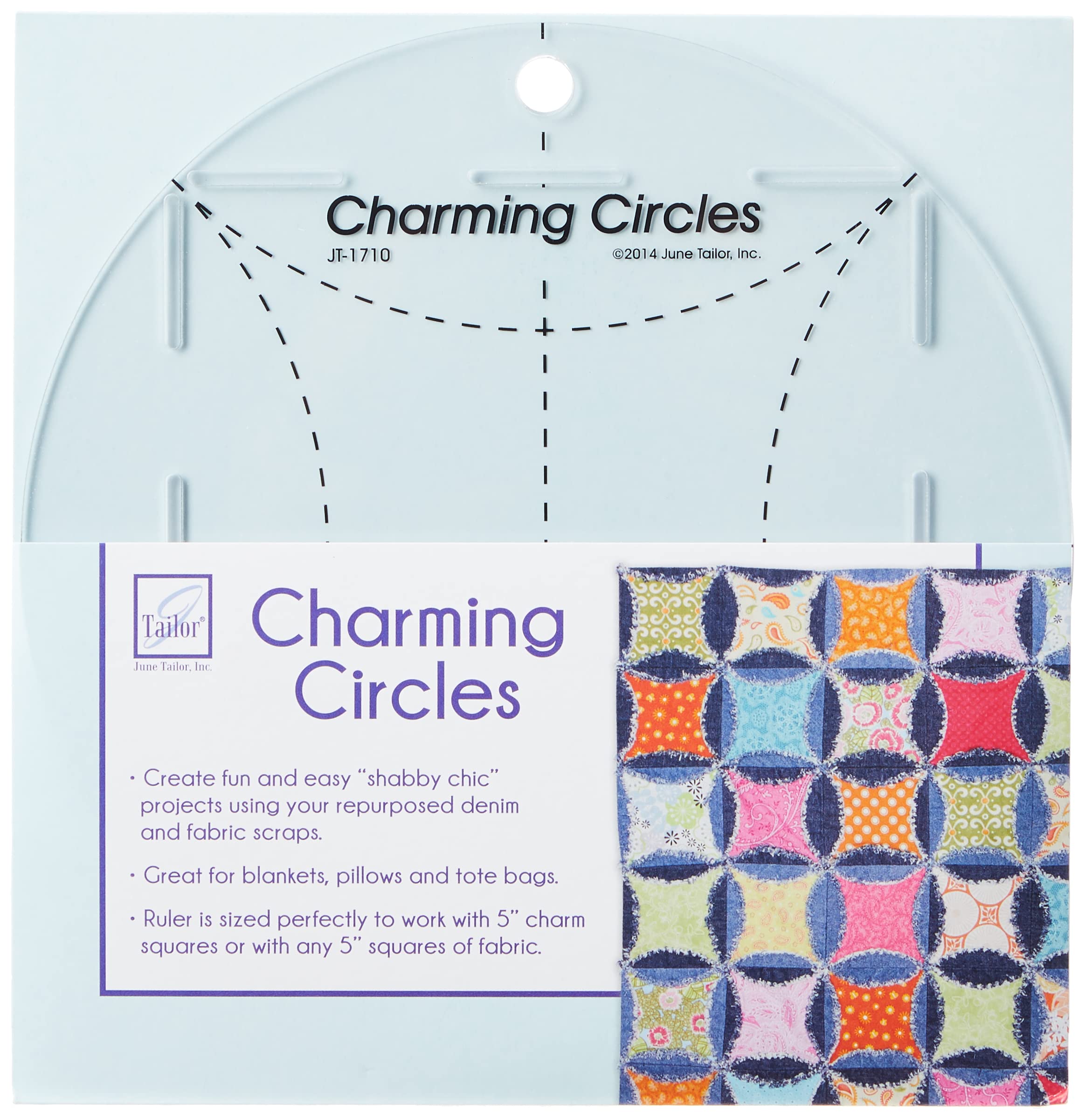 June Tailor JT-1710 Charming Circles Ruler