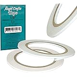 Angel Crafts Acid-Free Double Sided Tape: Easy Tear 2 Sided Glue Adhesive Tape, Double-Sided Tape for Scrapbook and Card Maki