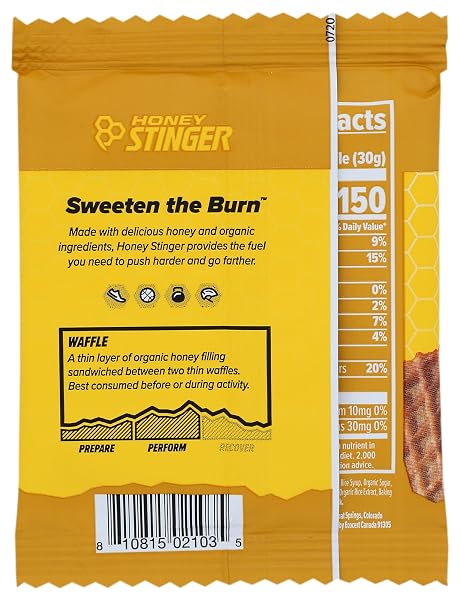 HONEY STINGER, WAFFLE HONEY ORGANIC, 1.06 OUNCE