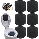 PurifyLogix Diaper Pail Deodorizers Activated Charcoal Filter Refills Compatible with Ubbi Diaper Pail | 6 Pack Carbon Filter | Precise fit | Thickened | Natural, Odor Eliminator, Keep Home Fresh