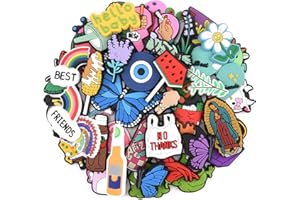 DECWENME 40 50 PCS Shoes Charms For Sandals PVC Shoe Pins Decoration Bracelet Wristband For Kids Boys Girls Men Women Party Gifts