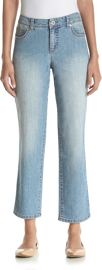 Bandolino Petites' Mandie Highlands Cropped Jeans 4P Short at Amazon Women's Jeans store