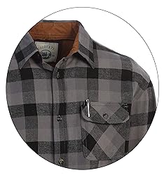 Gioberti Men's Brushed Flannel 100% Cotton Plaid