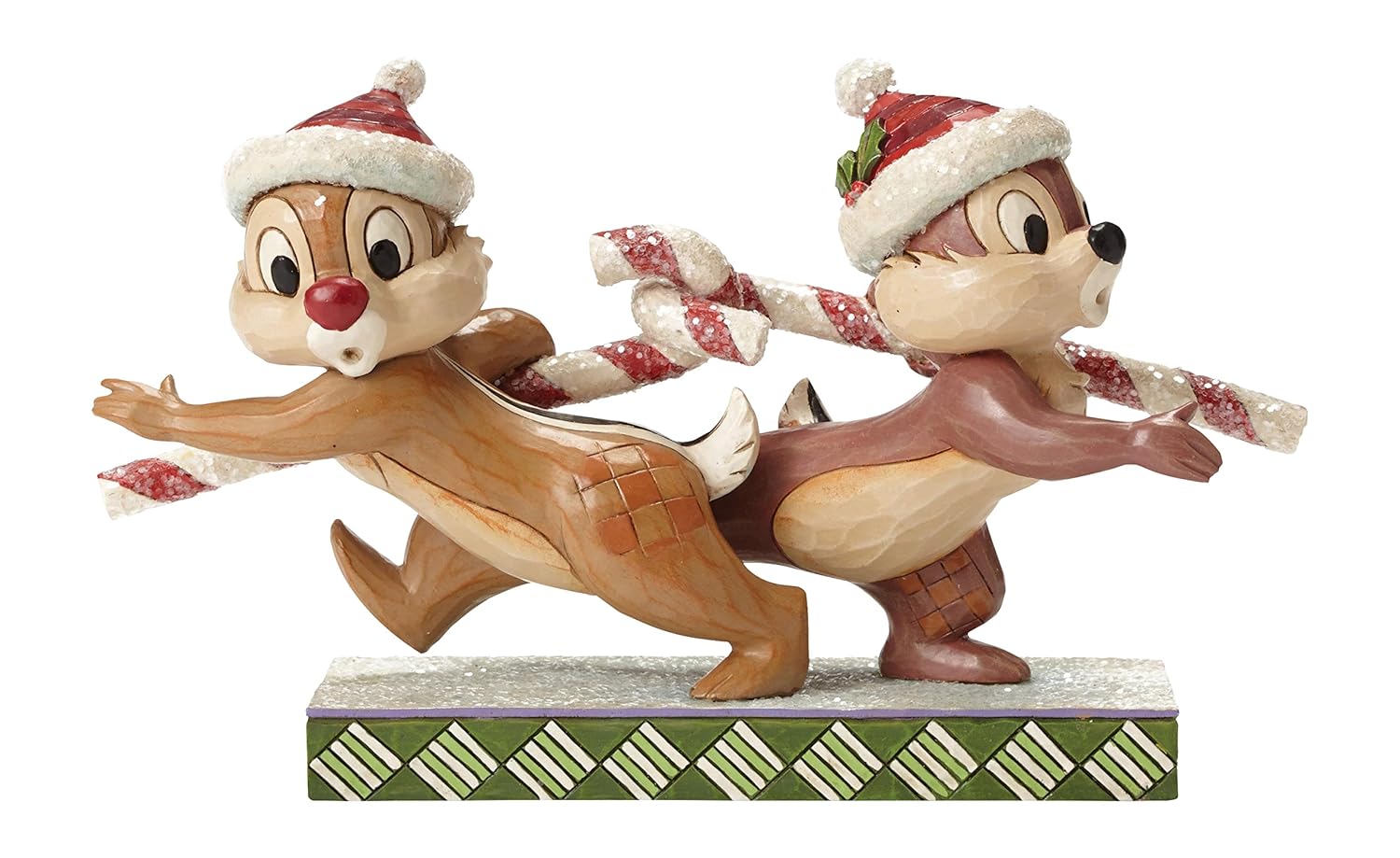 Handpainted Chip N Dale Figure, Disney Traditions Chip N Dale Ornament