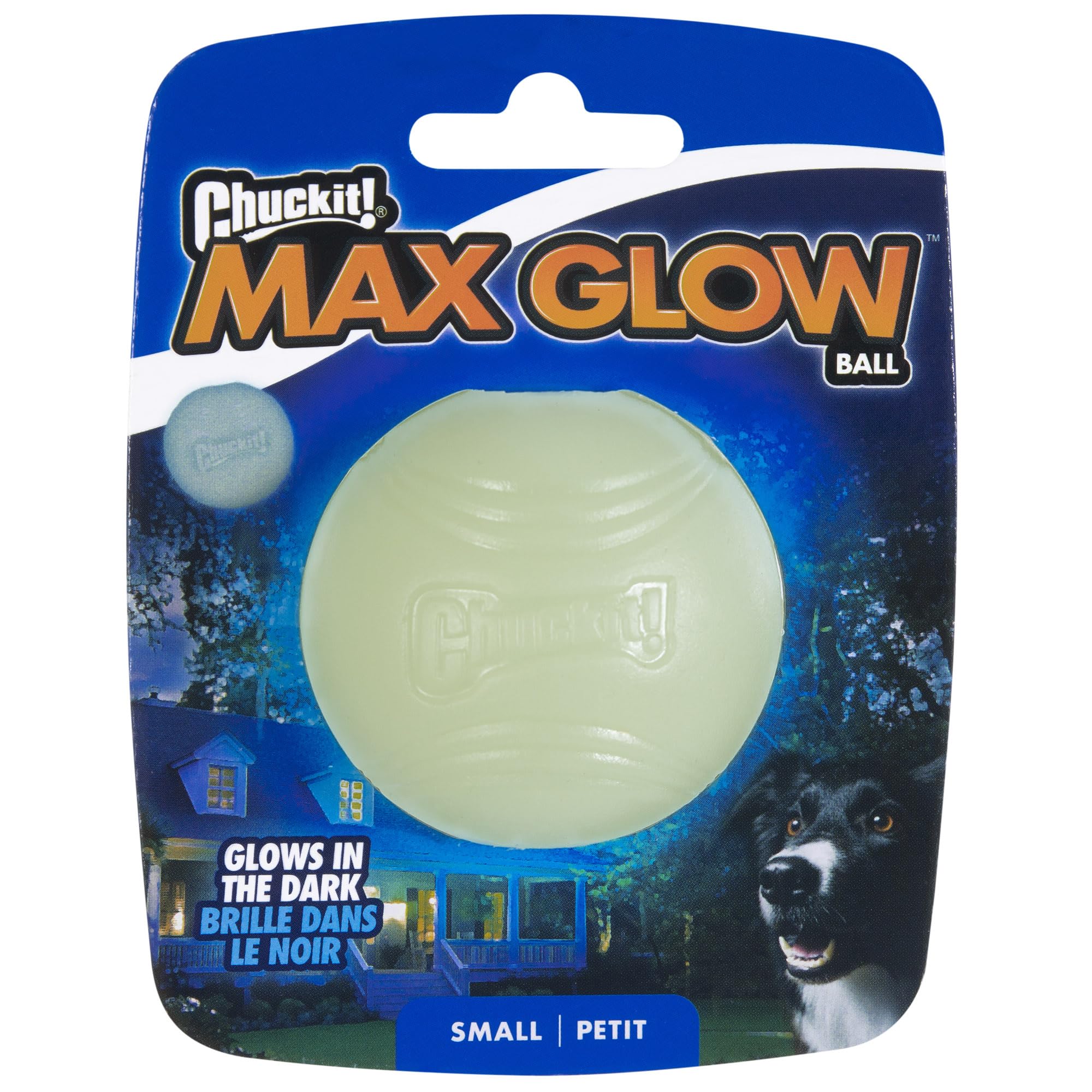 Chuckit! - Max Glow Ball Small - 5 cm - 1 piece, Multi
