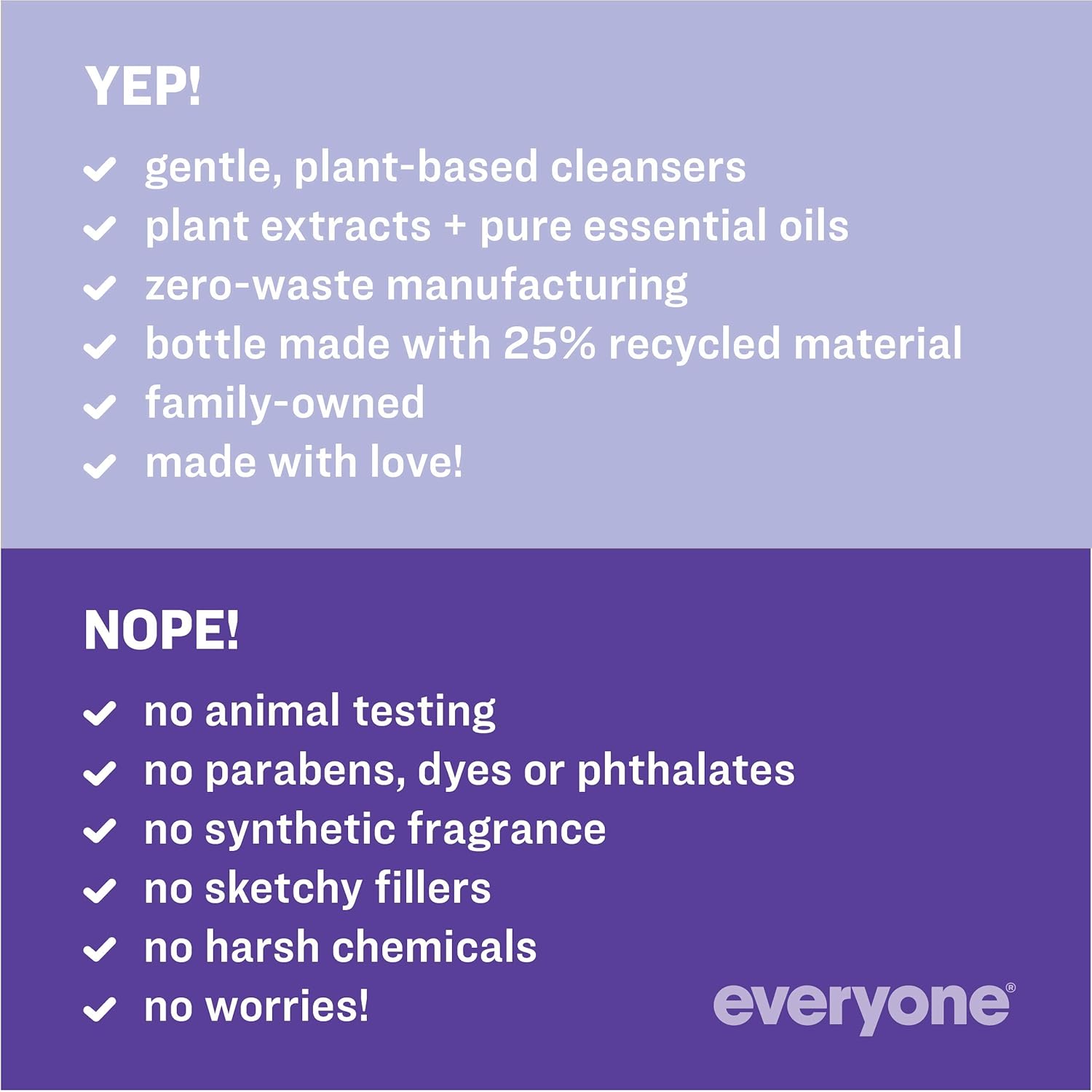 Everyone Hand Soap: Lavender and Coconut, 12.75 Ounce, 3 Count : Beauty