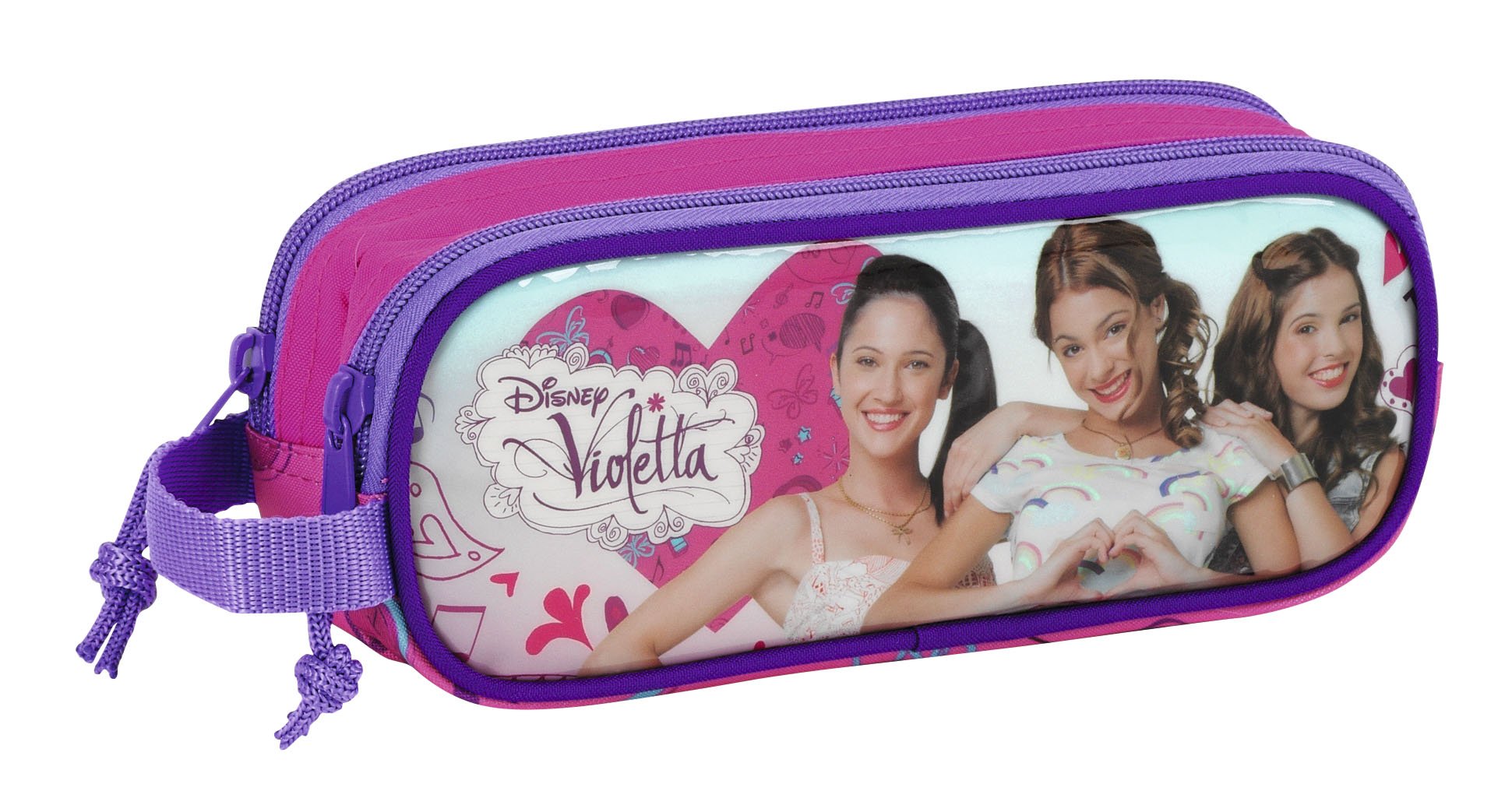 Violetta - Double Pencil Case, 21 x 8 x 6 cm (Safta 811347513)