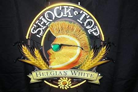 Desung 20 X16 Shock Top Belgian White Neon Sign Varioussizes