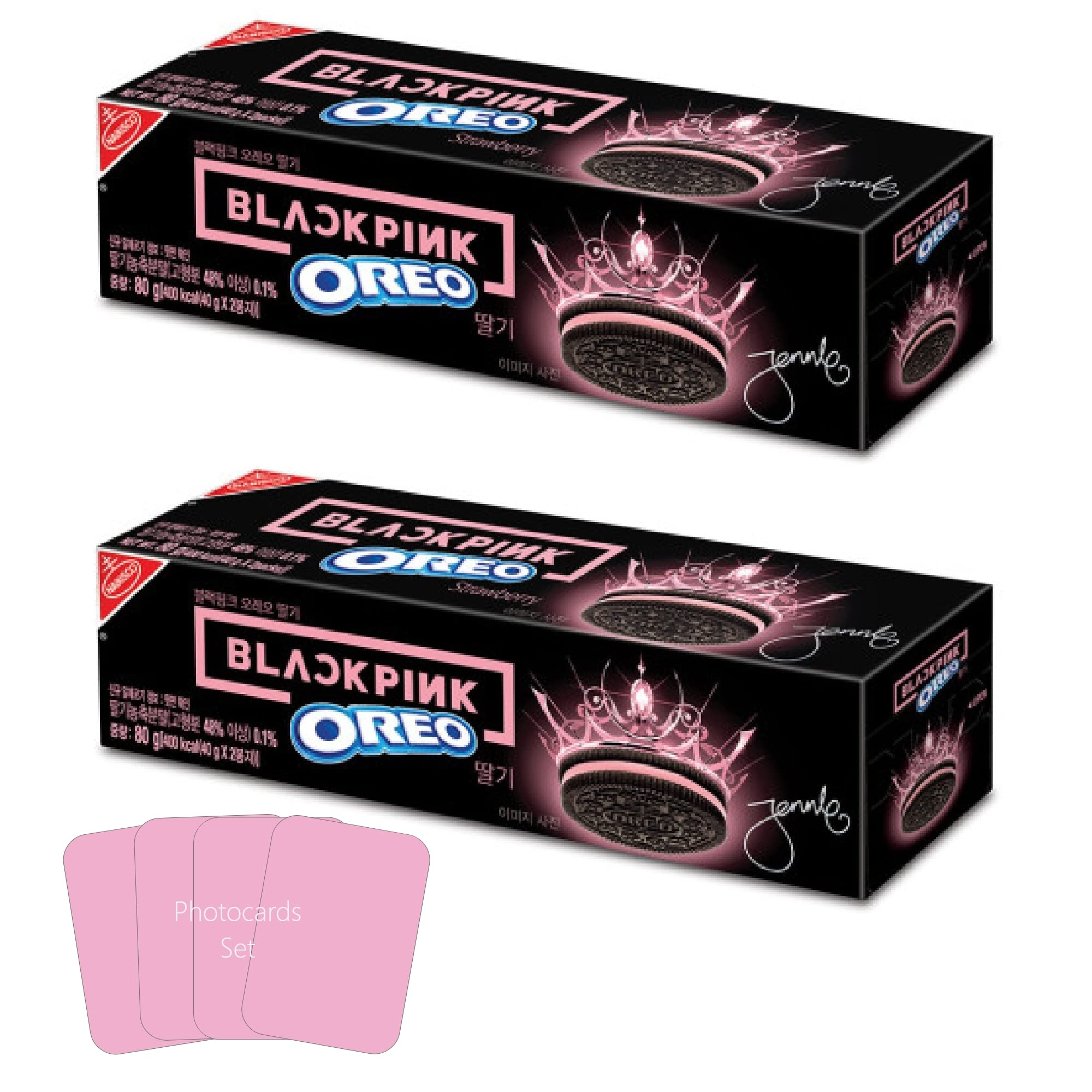 BLACKPINK OREO Korean Limited Edition 2 Pack Set - Black ver