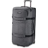 Dakine Split Roller 110L, 2-Wheel Travel Luggage, Carbon | 110L 2-wheel luggage, split-level organization, Split-Wing collapsible brace, lockable YKK zippers, urethane wheels, recycled