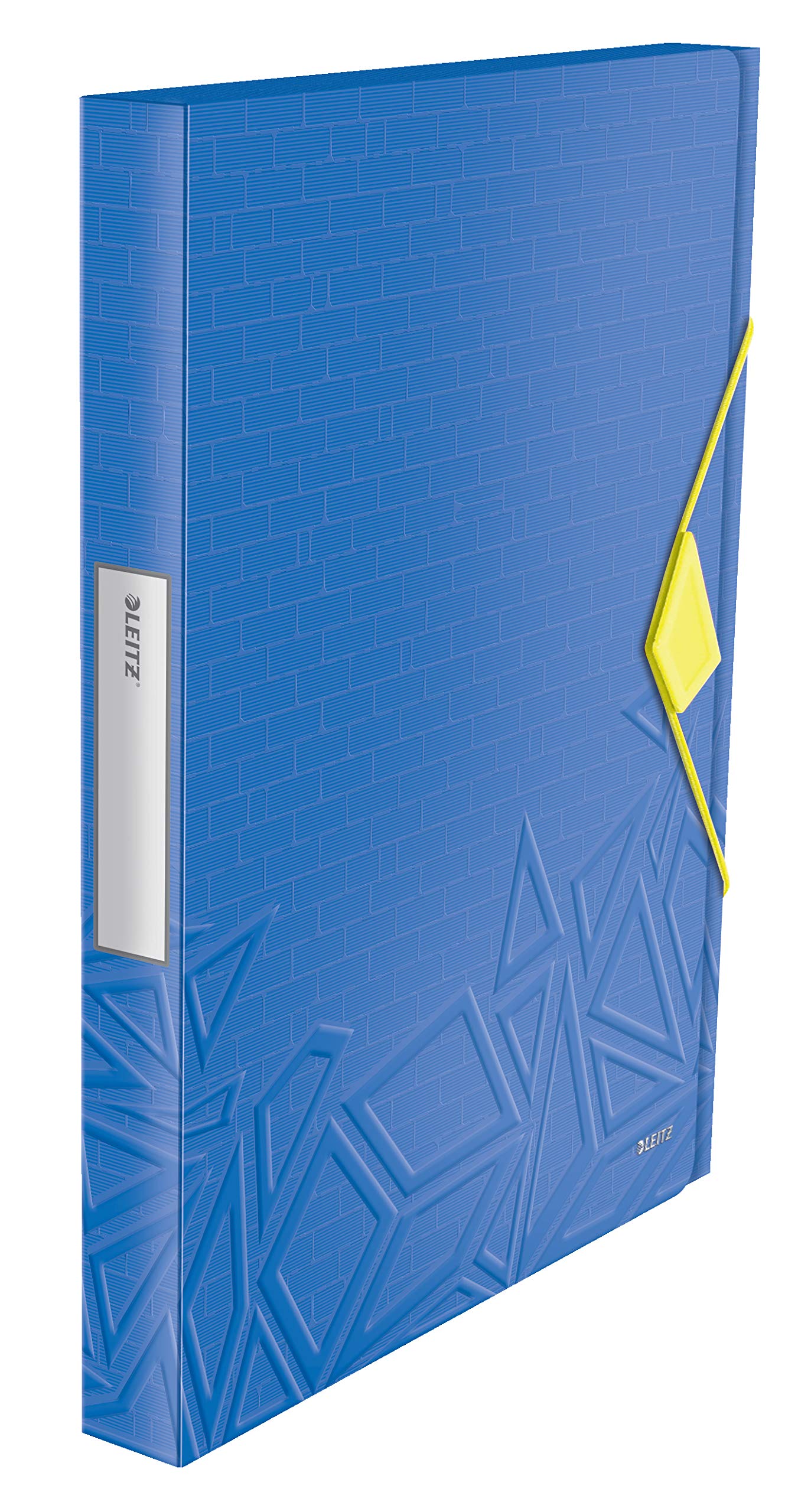 Leitz Box File, Holds up to 250 A4 Sheets, Elastic Closure, Flexible Plastic, Blue, Urban Chic Range, 39480032