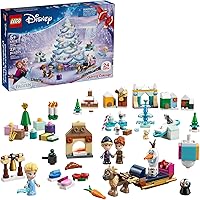 LEGO Disney Frozen Advent Calendar 2025 Kids Toy - Holiday Countdown Playset for Boys & Girls, Ages 5+ - Ana & Elsa Minidolls