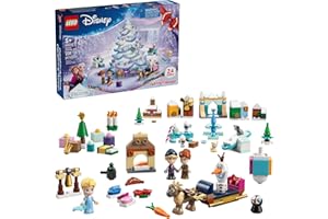 LEGO Disney Frozen Advent Calendar 2025 Kids Toy - Holiday Countdown Playset for Boys & Girls, Ages 5+ - Ana & Elsa Minidolls & Buildable Surprises - Disney Princess Gift for Christmas - 43273