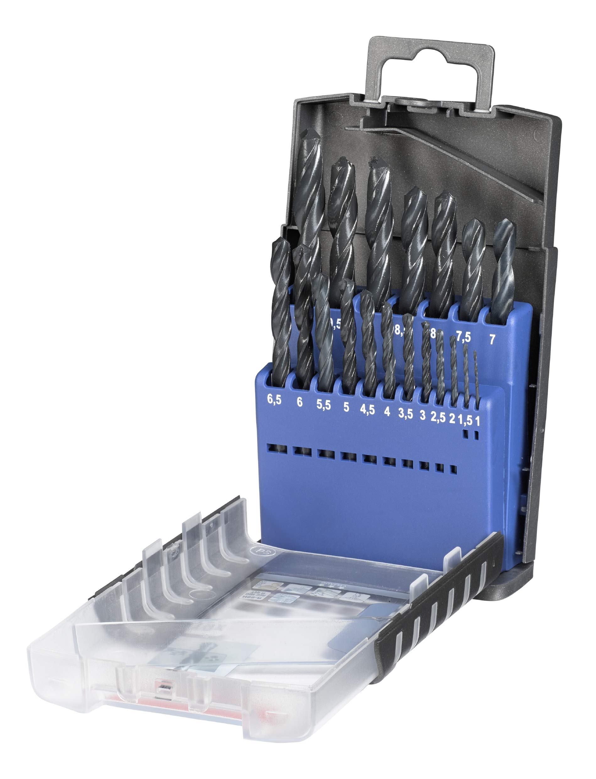 KWB 49421920 HSS Twist Drill Set with 1-10 x 0.5 mm Increments, 19-Piece — image 1