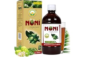 BASIC AYURVEDA Noni Virgin Fruit Juice | 16.23 Fl Oz (480ml) | Pure & Organic Ayurvedic Juice for Health and Wellness