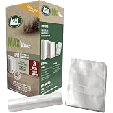 LEM Products MaxVac Vacuum Sealer Bags and Rolls, Combo Pack | Compatible with Major Vacuum Sealer Brands, Variety of Heavy Duty Puncture Resistant Bags for Food Storage Sealing