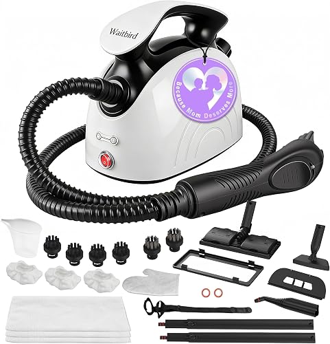 Steam Cleaner,Multi-Purpose Steam Engine with 21 Accessories,248 ° F High-Temperature Steam,Suitable For Floors,Kitchen Oil Stains,Tiles,Carpets,Cars,Toilets