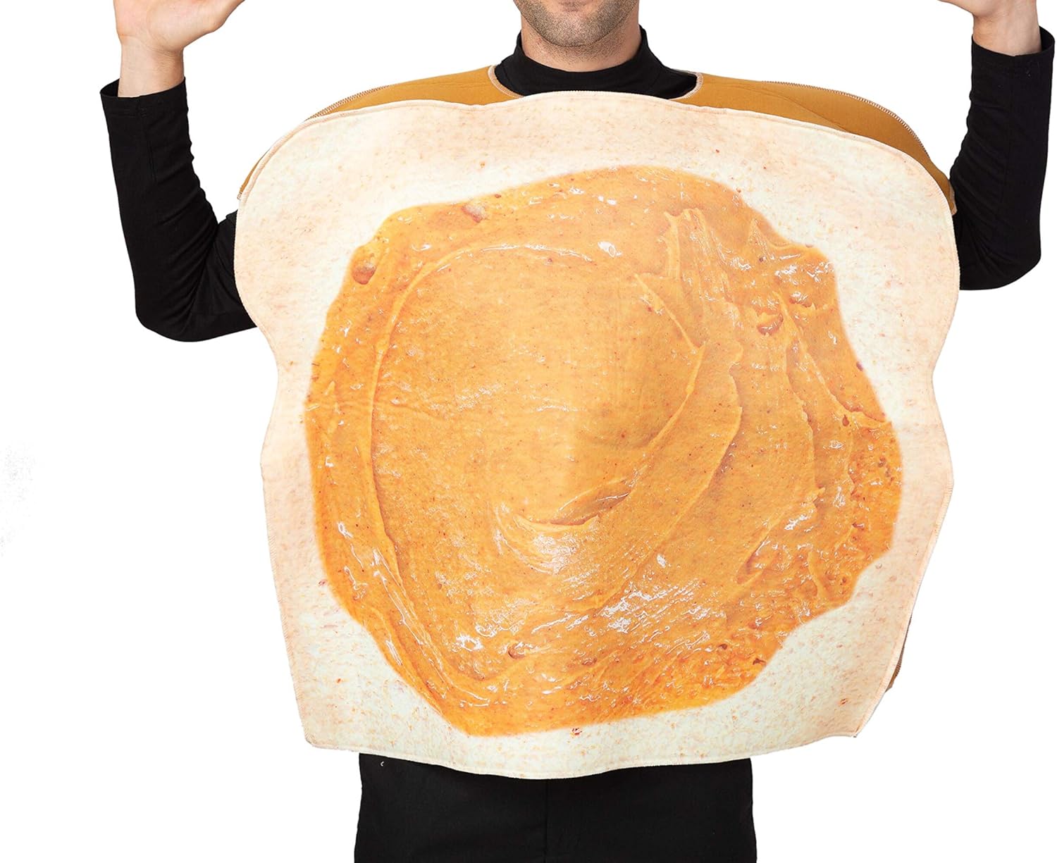 Peanut Butter and Jelly PBJ Costume Adult Couple Set w/one Peanut Butter Plush and One Jelly Plush for Halloween: Clothing