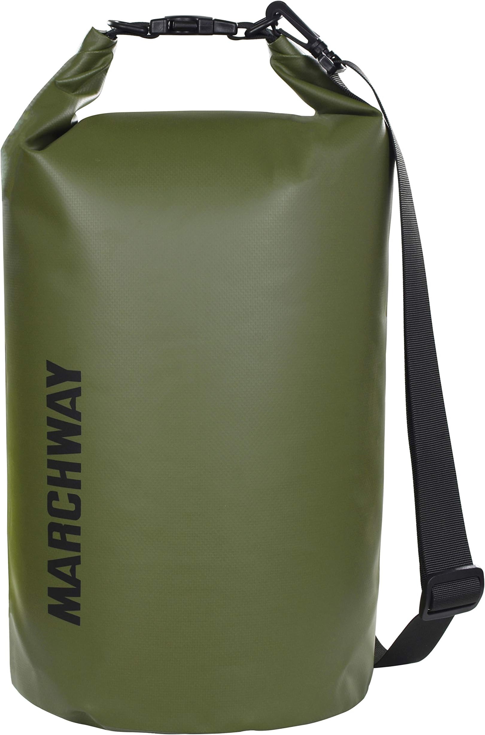 MARCHWAY Floating Waterproof Dry Bag 5L/10L/20L/30L/40L, Roll Top Sack Keeps Gear Dry for Kayaking, Rafting, Boating, Swimming, Camping, Hiking, Beach, Fishing