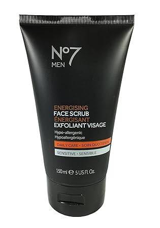 Amazon Com Boots No7 Men Energising Face Scrub 5 Fl Oz Beauty